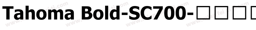 Tahoma Bold-SC700字体转换